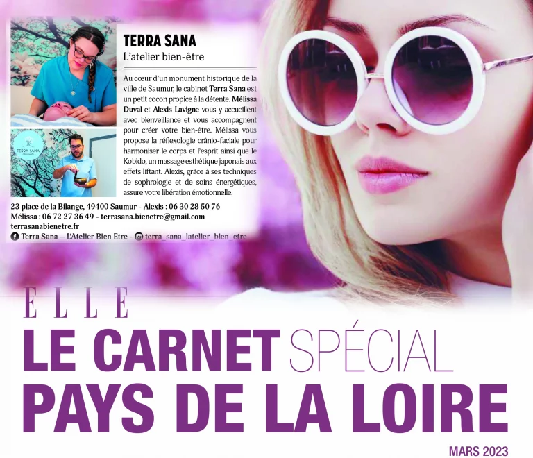 Article ELLE Magazine Recommandation bien être Mélissa Duval Alexis Lavigne