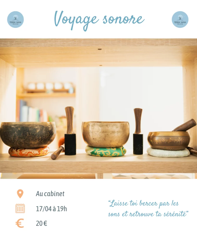 Voyage sonore Relaxation à saumur Terra Sana