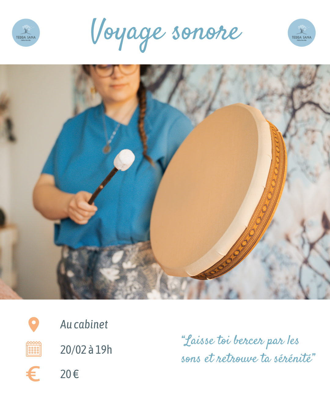 Voyage sonore Relaxation à saumur Terra Sana