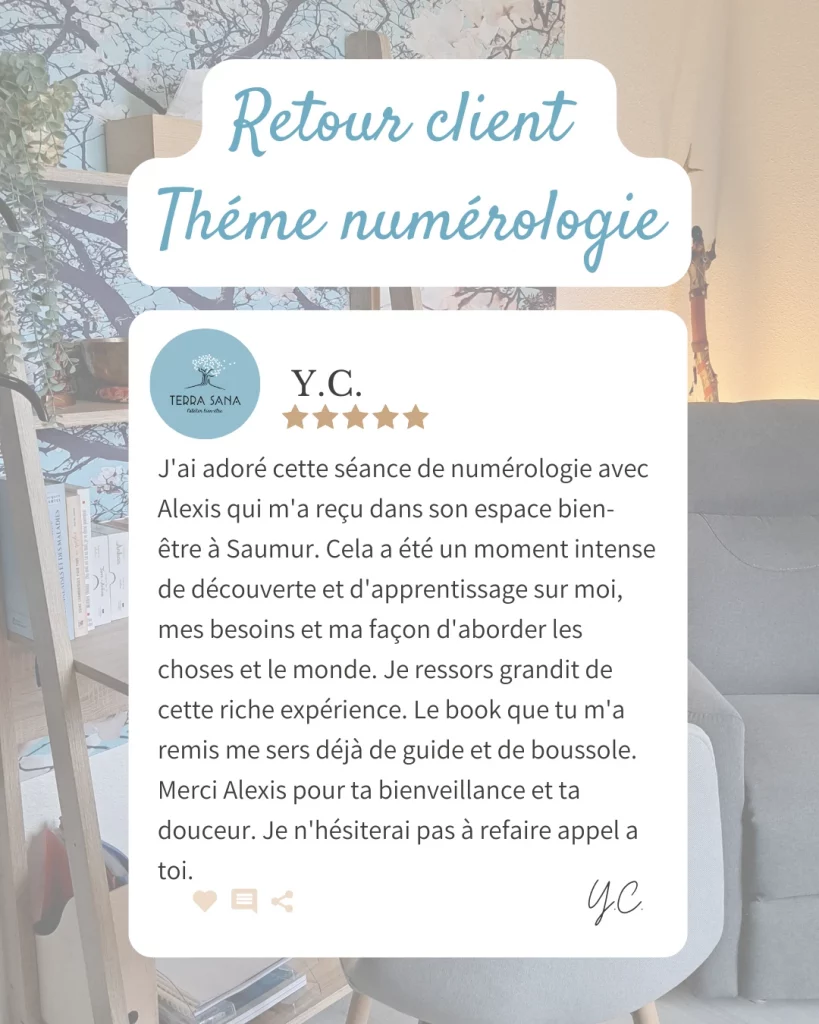 Avis Numérologie Alexis Lavigne Saumur